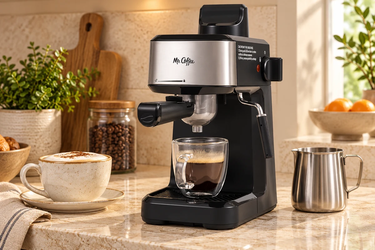 Mr. Coffee 4-Shot Steam Espresso Maker