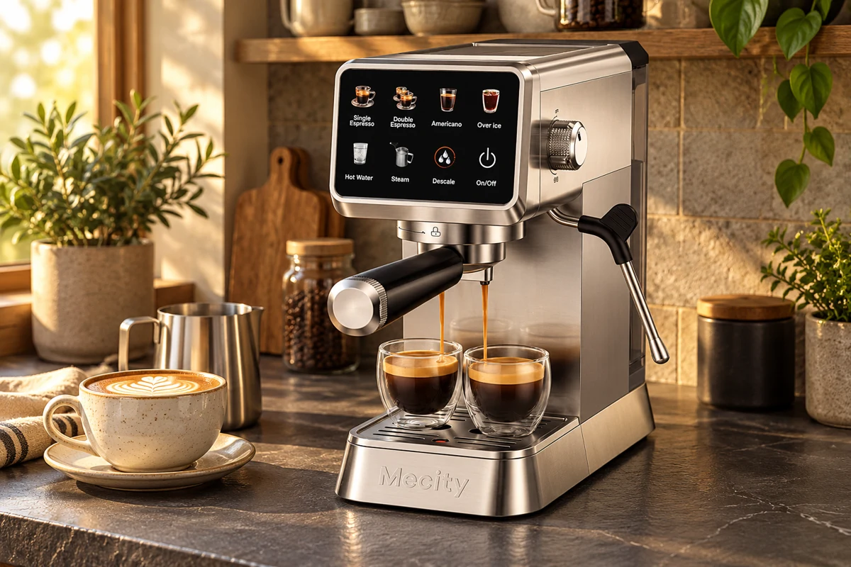 Mecity Touchscreen Espresso Machine