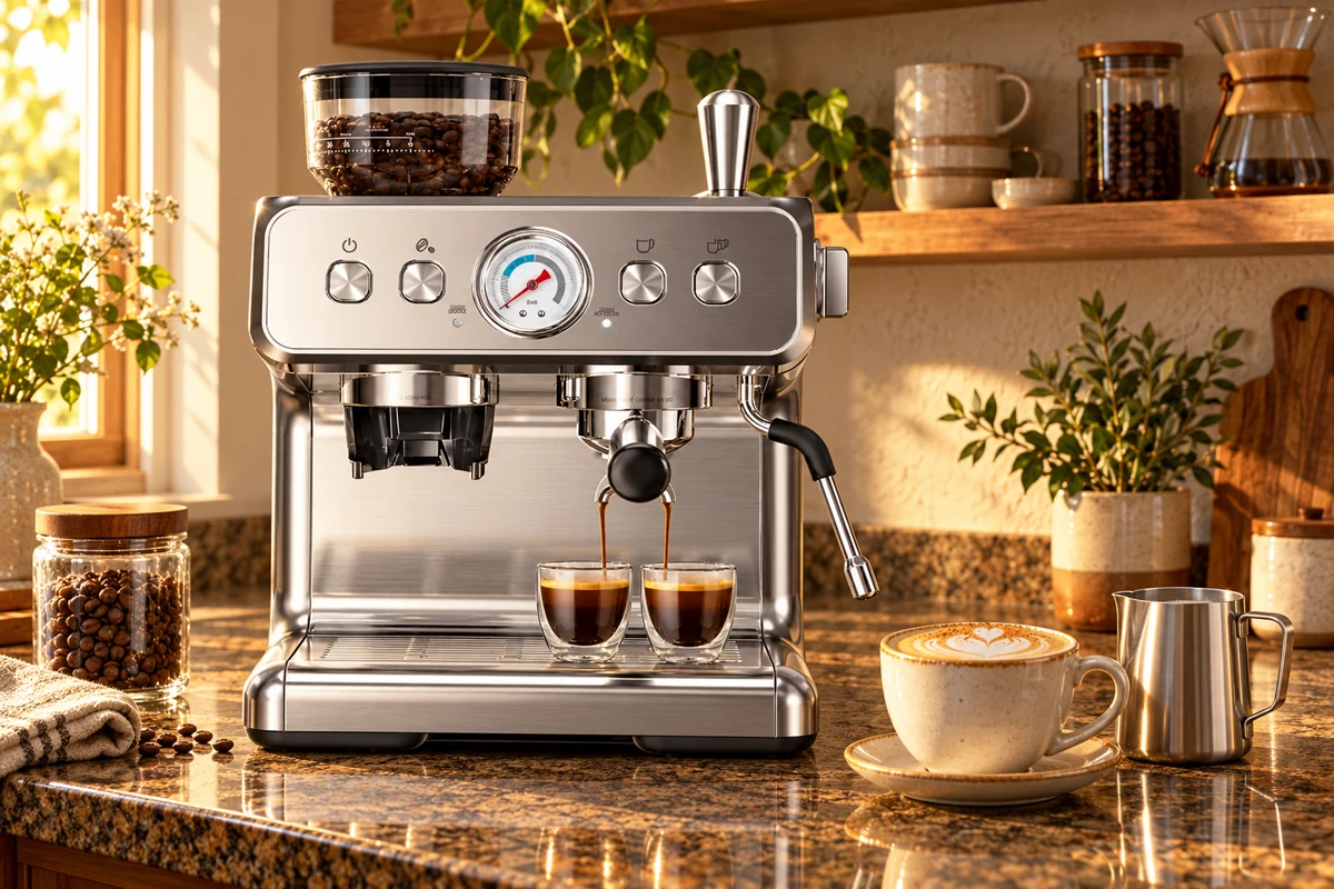Kismile Grinder Espresso Machine